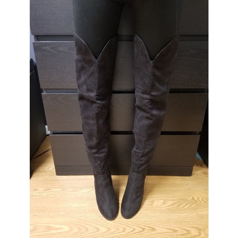 Charlotte Russe Nessa Black Heeled Boots